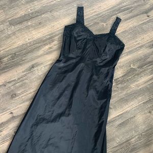 1940s/1950s Black Lace Slip